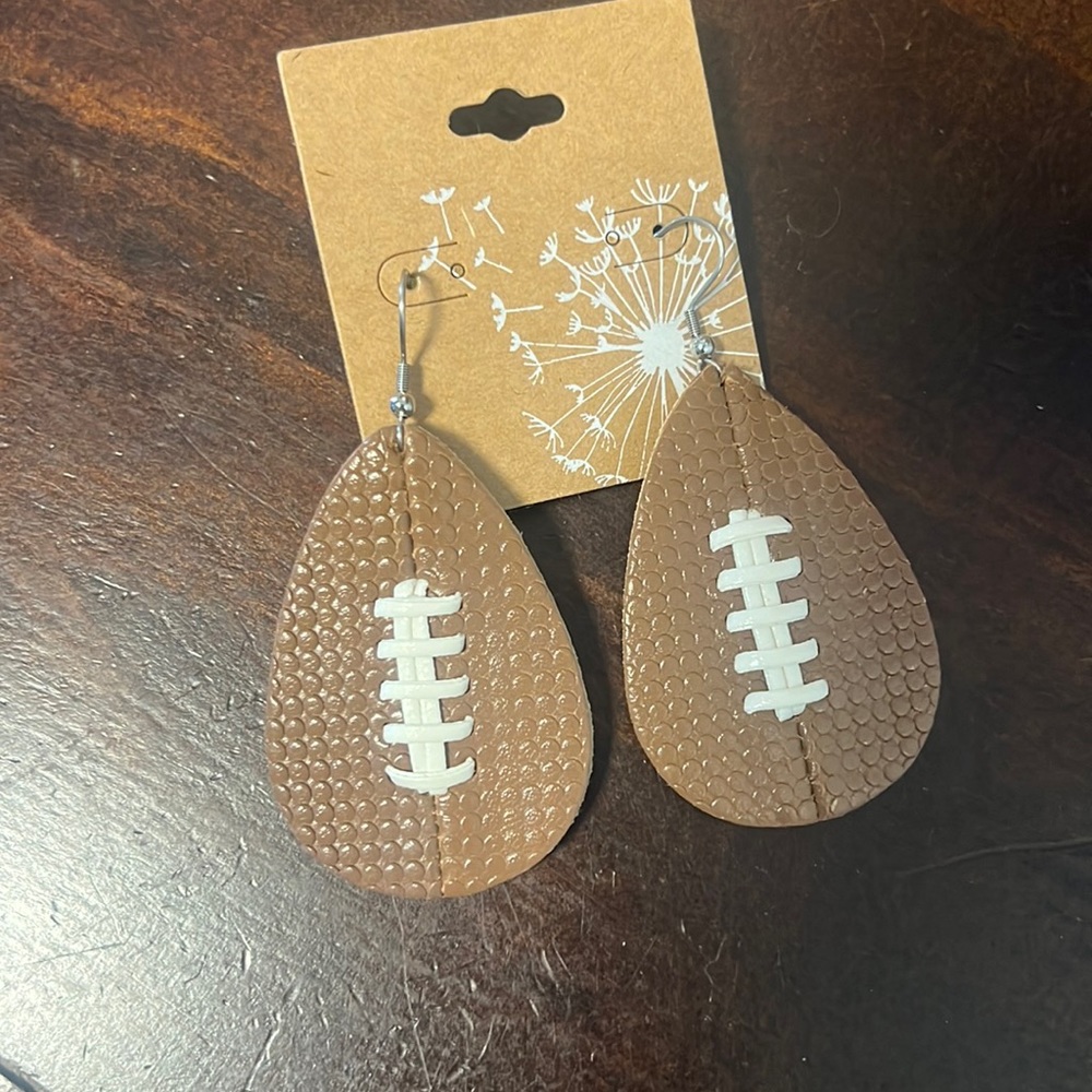 Football earrings